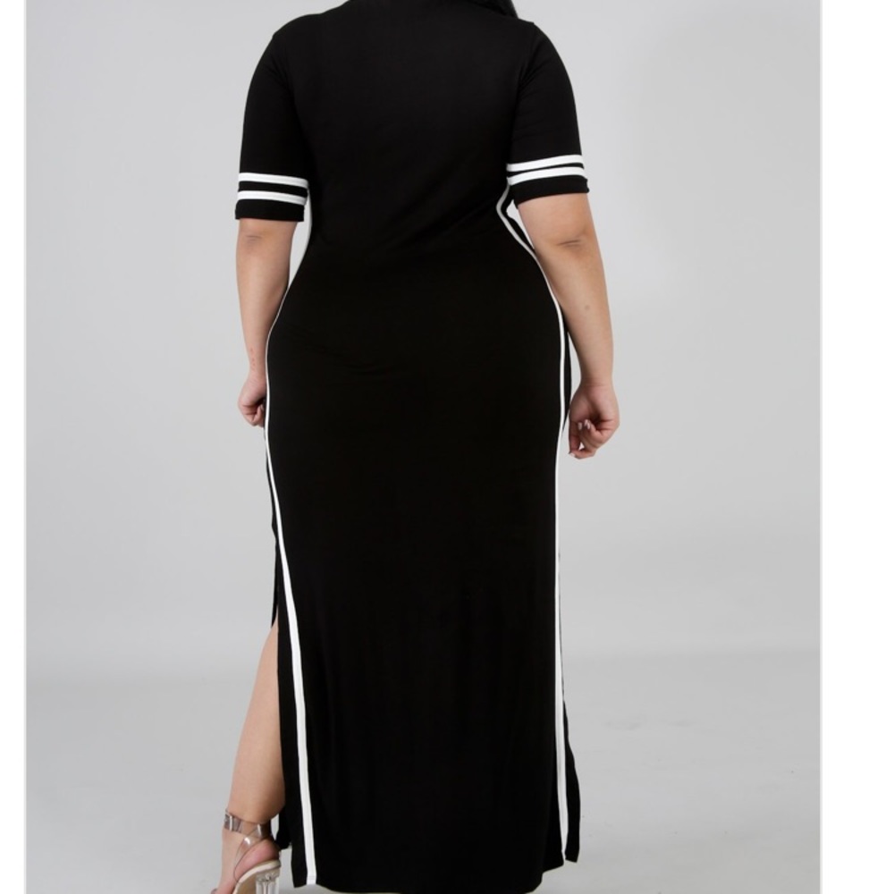 Plus size Jersey Maxi dress